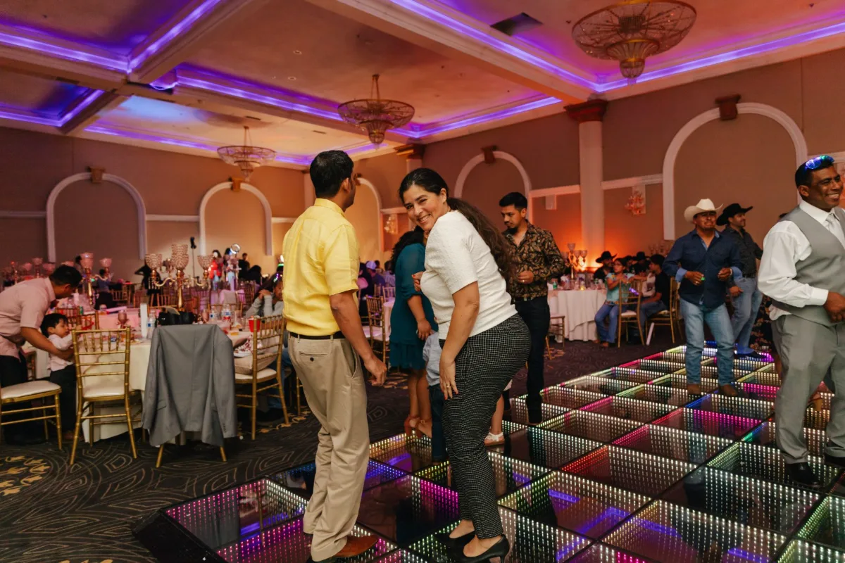 Brand photography for Blue Night Banquet Hall, a San Diego event venue