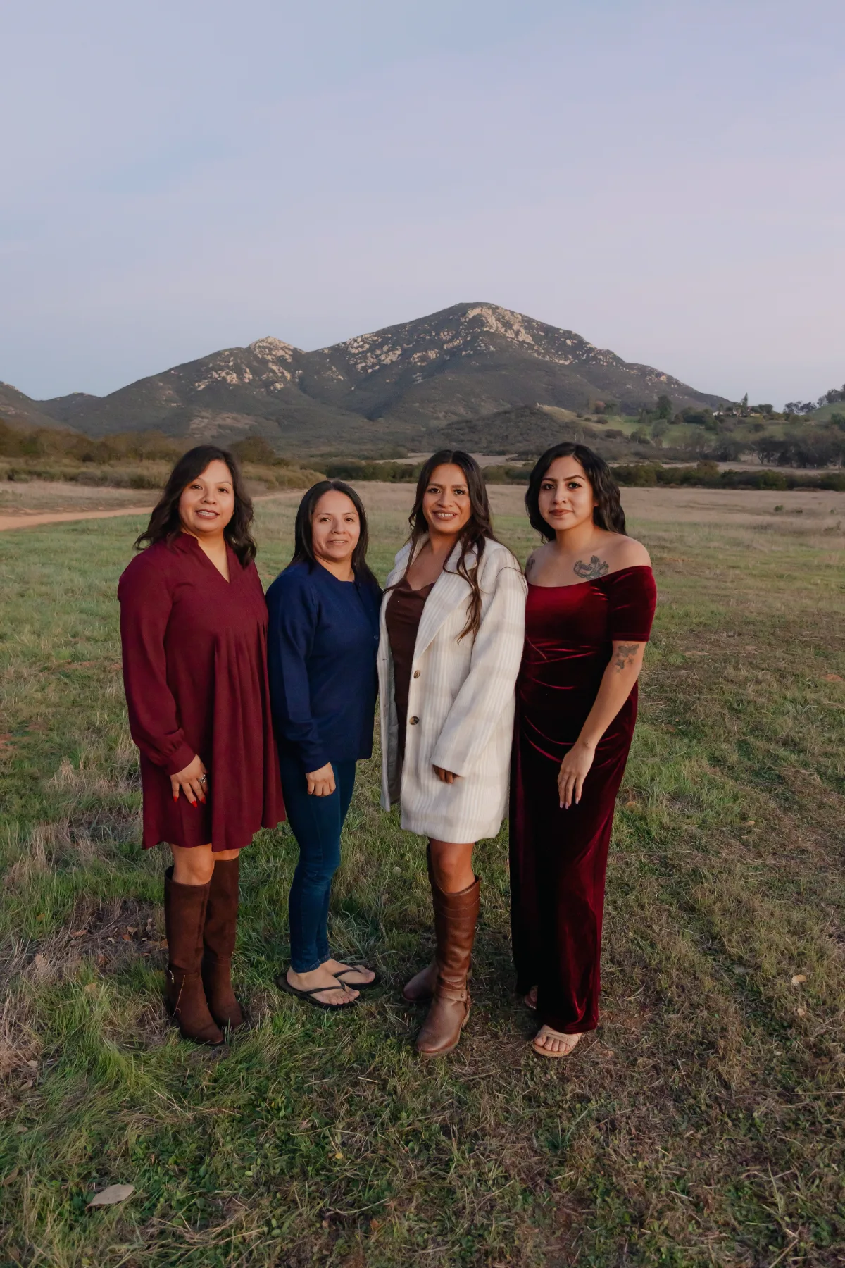 Women of the family together outdoors, photographed by JSOLOVISUALS